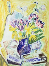 Flowers in a Vase, 1918-19
